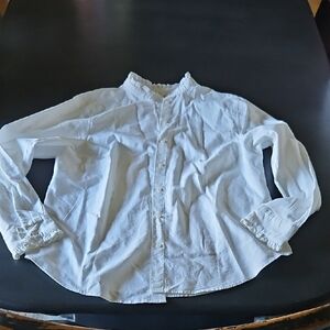 Classic White Blouse Size L
